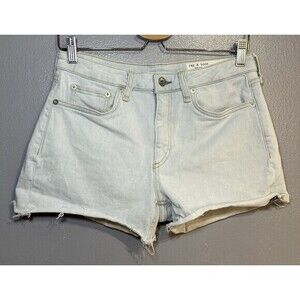 Rag & Bone Dre Low Rise Denim Shorts Blue River 27